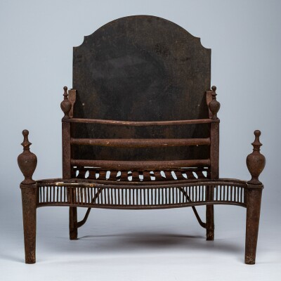 Antique Georgian Fire Basket | 18th Century Adam's Style Fire Grate