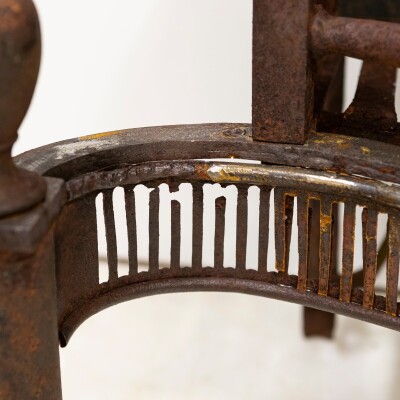 Antique Georgian Fire Basket | 18th Century Adam's Style Fire Grate