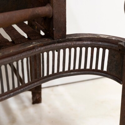 Antique Georgian Fire Basket | 18th Century Adam's Style Fire Grate