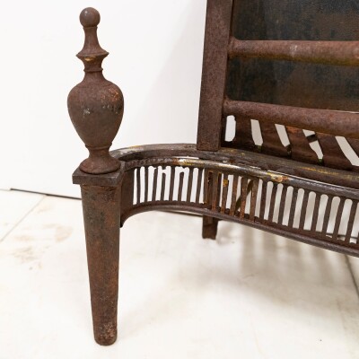 Antique Georgian Fire Basket | 18th Century Adam's Style Fire Grate