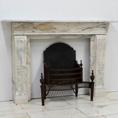 Antique Georgian Fire Basket | 18th Century Adam's Style Fire Grate