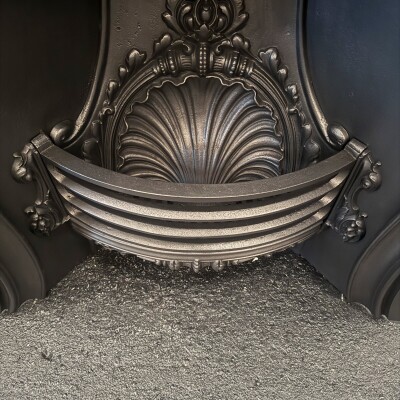 Antique Victorian Horseshoe Cast Iron Insert