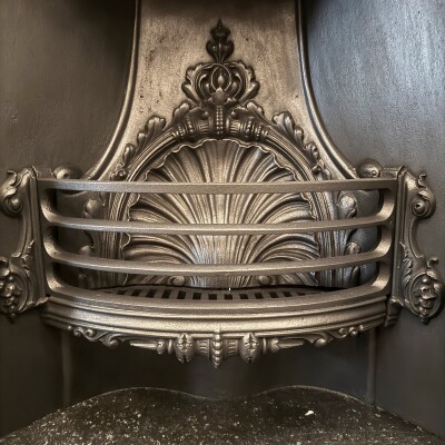 Antique Victorian Horseshoe Cast Iron Insert