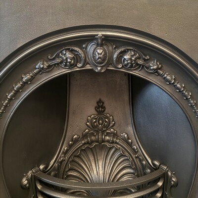 Antique Victorian Horseshoe Cast Iron Insert