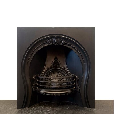 Antique Victorian Horseshoe Cast Iron Insert