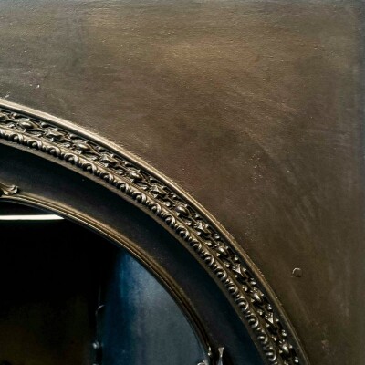 Antique Early Victorian Cast Iron Arched Insert