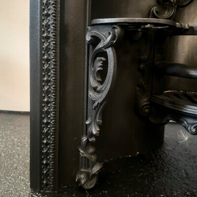Antique Early Victorian Cast Iron Arched Insert