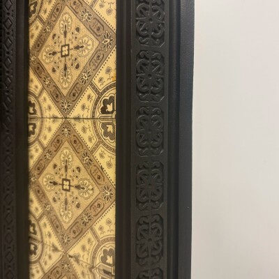 Antique Victorian Tiled Fireplace Insert
