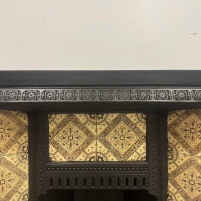 Antique Victorian Tiled Fireplace Insert