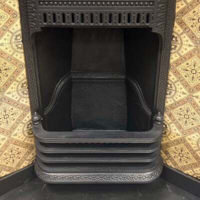 Antique Victorian Tiled Fireplace Insert