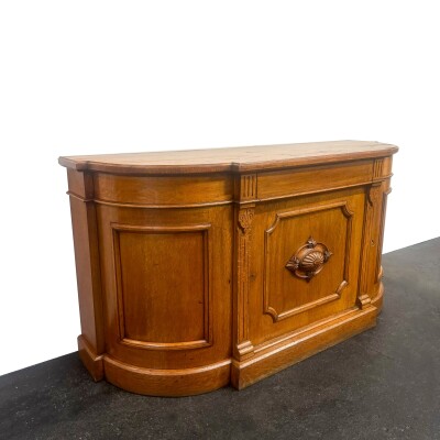 Antique Victorian Oak Wood Sideboard