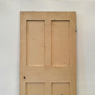 Georgian Solid Pine Panelled Door - 226cm x 78cm
