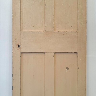 Georgian Solid Pine Panelled Door - 226cm x 78cm