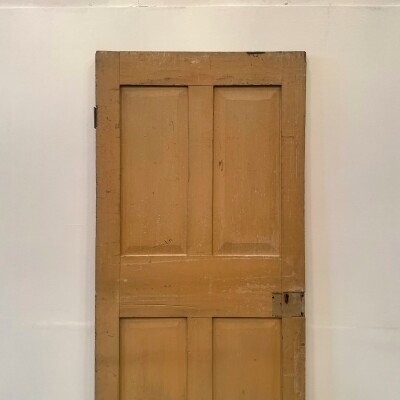 Georgian Solid Pine Panelled Door - 226cm x 78cm