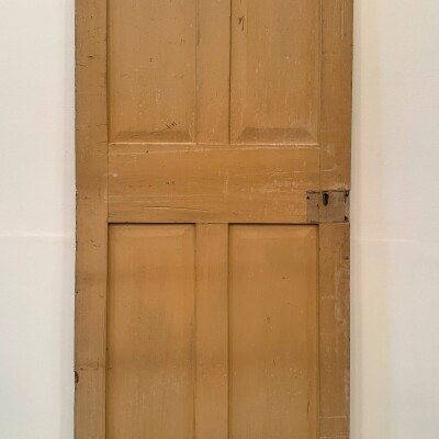 Georgian Solid Pine Panelled Door - 226cm x 78cm