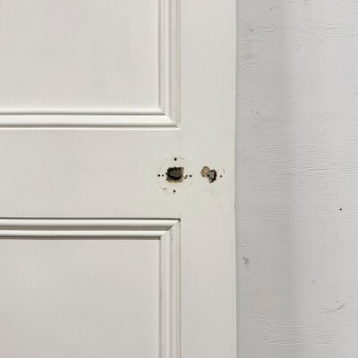 Reclaimed White Tulip Wood 2 Panel Door - 198cm x 72cm
