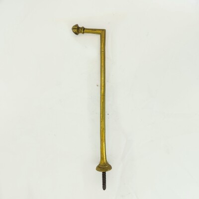 Antique Victorian Brass Door Hooks | Set of 3