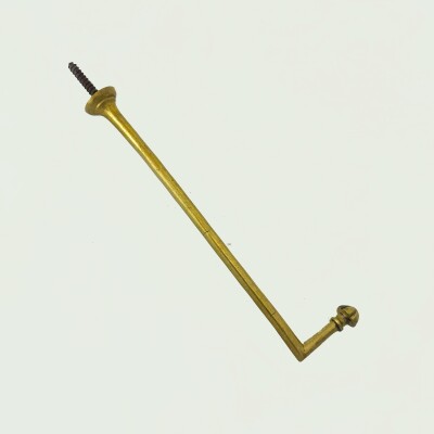 Antique Victorian Brass Door Hooks | Set of 3
