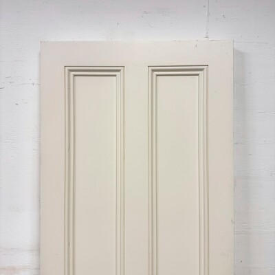 Reclaimed White Tulip Wood 4 Panel Door - 219cm x 77.5cm