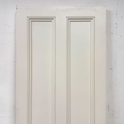 Reclaimed White Tulip Wood 4 Panel Door - 227cm x 80.5cm