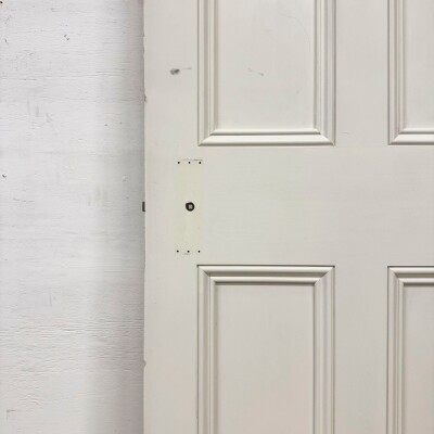 Reclaimed White Tulip Wood 4 Panel Door - 227cm x 80.5cm
