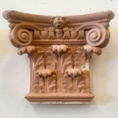Set of 4 Plaster Corinthian Capitals
