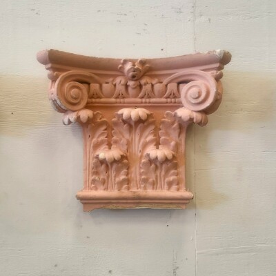 Set of 4 Plaster Corinthian Capitals