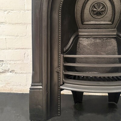 Reclaimed Victorian Cast Iron Arched Combination Fireplace