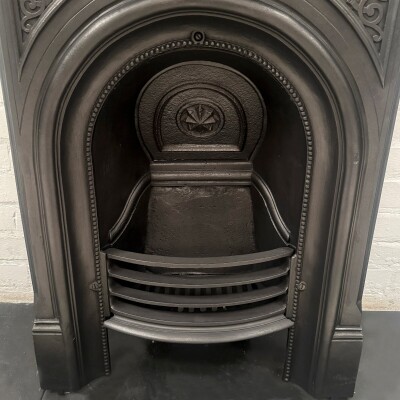 Reclaimed Victorian Cast Iron Arched Combination Fireplace