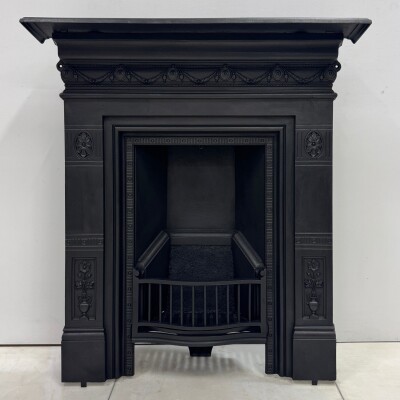 Antique Cast Iron Combination Fireplace