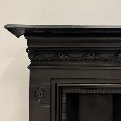 Antique Cast Iron Combination Fireplace