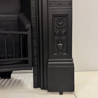 Antique Cast Iron Combination Fireplace