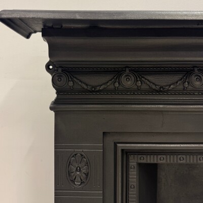 Antique Cast Iron Combination Fireplace