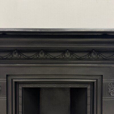 Antique Cast Iron Combination Fireplace