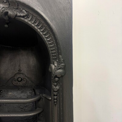 Antique Victorian Cast Iron Arched Insert