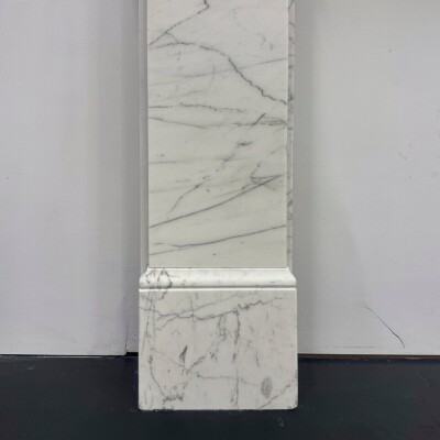Antique Late Georgian/Early Victorian Carrara Marble Surround