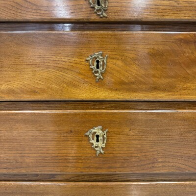 Antique 18th Century European Cylinder Bureau Bookcase