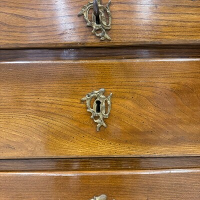 Antique 18th Century European Cylinder Bureau Bookcase