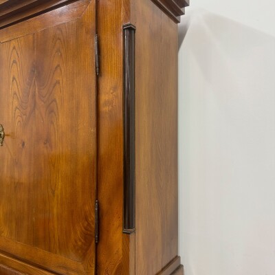 Antique 18th Century European Cylinder Bureau Bookcase