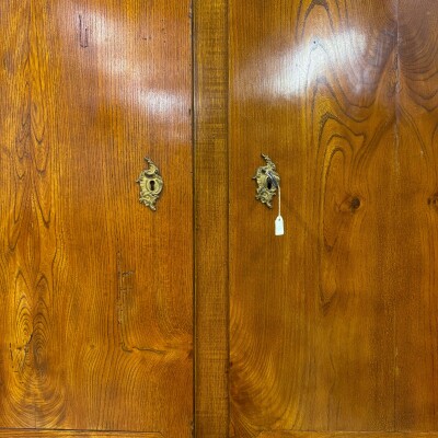 Antique 18th Century European Cylinder Bureau Bookcase