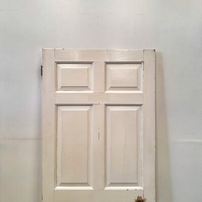 Georgian Solid Pine Panelled Door - 191cm x 83cm