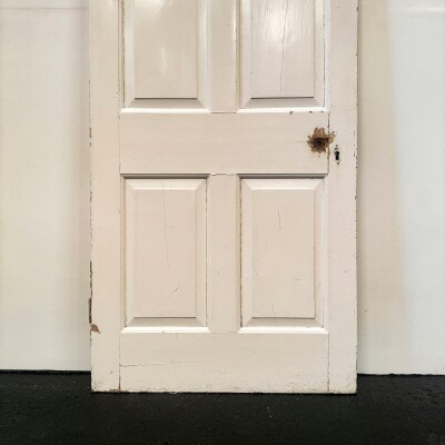 Georgian Solid Pine Panelled Door - 191cm x 83cm