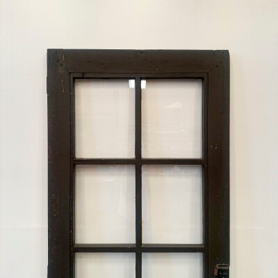 Antique Victorian 1 Panel Glazed Door - 207cm x 84cm