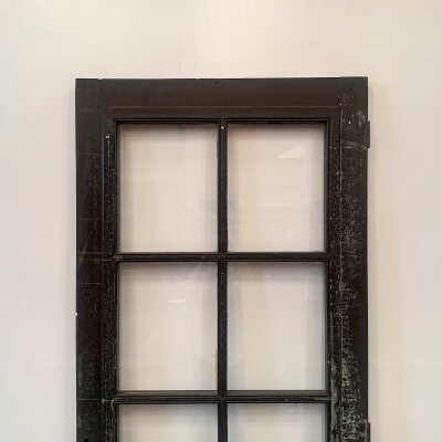 Antique Victorian 1 Panel Glazed Door - 207cm x 84cm