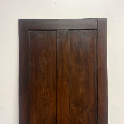 Antique Victorian Pine Door - 202.5cm X 79.5cm