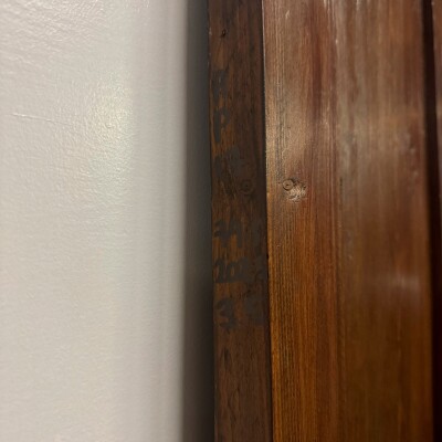 Antique Victorian Pine Door - 202.5cm X 79.5cm