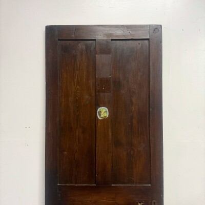 Antique Victorian Pine Door - 202cm X 79.5cm