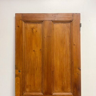 Antique Victorian Pine Door - 210cm X 94cm