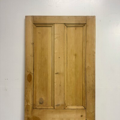 Antique Victorian Pine Door - 204cm X 79cm