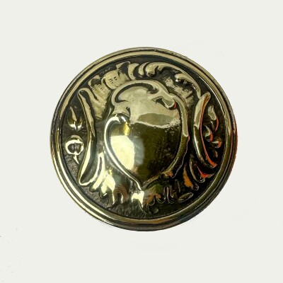 Art Nouveau Brass Door Pull Handles | Set of 8